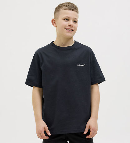 Jack & Jones T-shirt - JorParos - Black/YELLOW CLAM