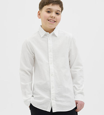 Jack & Jones Skjorte - JjeBreeze - Hvid Jack & Jones Skjorte - JjeBreeze - Hvid