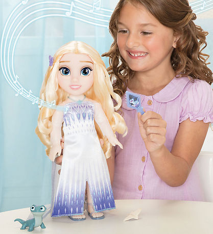 Disney Frozen Dukke m. Lyd - 35 cm - Elsa And Bruni