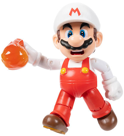 Super Mario Figur - 10 cm - Fire Mario