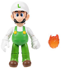 Super Mario Figur - 11 cm - Fire Luigi