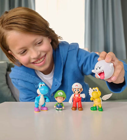 Super Mario Figur - 6 cm - Light-Blue Yoshi