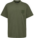 Hummel T-shirt - hmlClean - Olivine