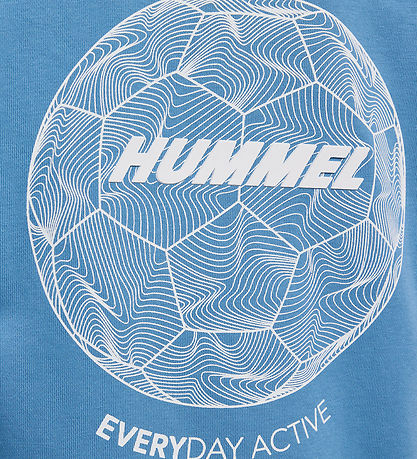 Hummel Hættetrøje - hmlCasper - Lichen Blue