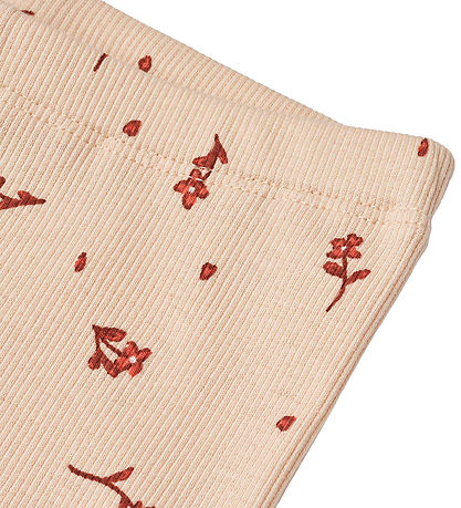 Wheat Leggings - Rib - Jules - Rose Water Flowers Wheat Leggings - Rib - Jules - Rose Water Flowers