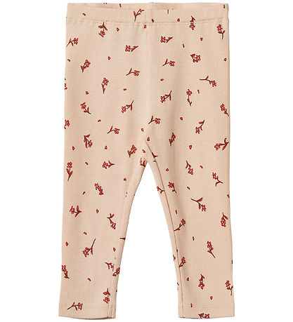 Wheat Leggings - Rib - Jules - Rose Water Flowers Wheat Leggings - Rib - Jules - Rose Water Flowers