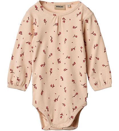 Wheat Body l/æ - Rib - Elmine - Rose Water Flowers Wheat Body l/æ - Rib - Elmine - Rose Water Flowers