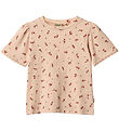 Wheat T-shirt - Rib - Iris - Rose Water Flowers Wheat T-shirt - Rib - Iris - Rose Water Flowers