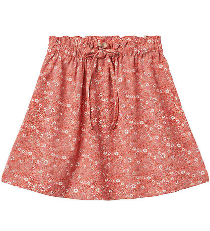 Wheat Nederdel - Natalia - Coral Flowers Wheat Nederdel - Natalia - Coral Flowers