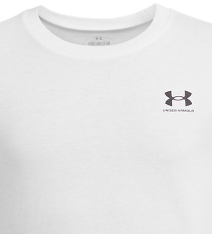 Under Armour T-shirt - Sportstyle - Hvid Under Armour T-shirt - Sportstyle - Hvid