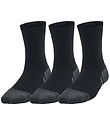 Under Armour Sokker - 3-pack - Svart m. Grå
