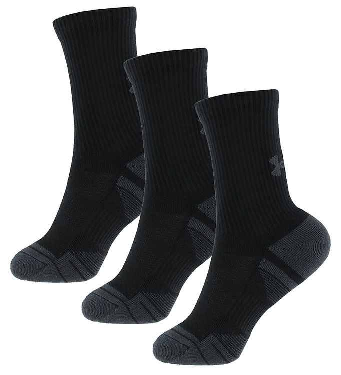 Under Armour Strømper - 3-pak - Sort m. Grå