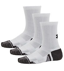 Under Armour Strømper - 3-pak - Hvid m. Grå Under Armour Strømper - 3-pak - Hvid m. Grå