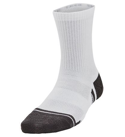 Under Armour Strømper - 3-pak - Hvid m. Grå Under Armour Strømper - 3-pak - Hvid m. Grå