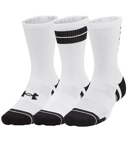 Under Armour Strømper - 3-pak - Hvid/Sort Under Armour Strømper - 3-pak - Hvid/Sort