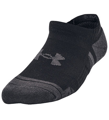 Under Armour Ankle Socks - 3-Pack - Black/Grey