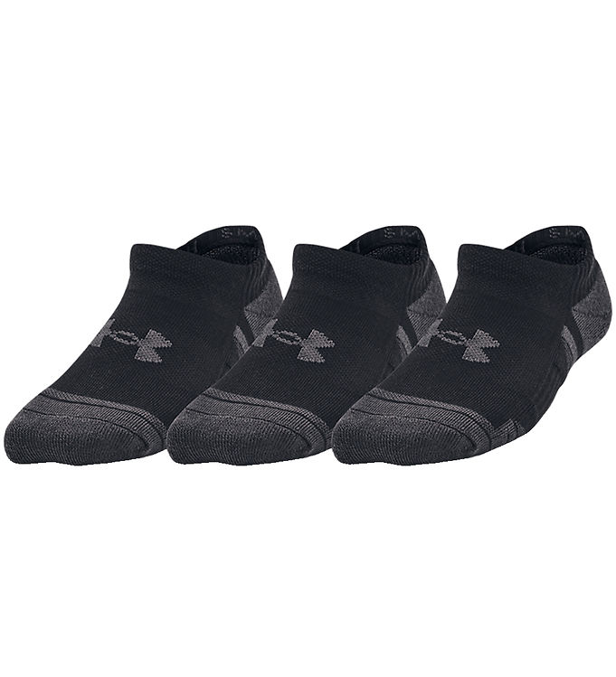 Under Armour Ankelstrømper 3 Pak Sort/grå