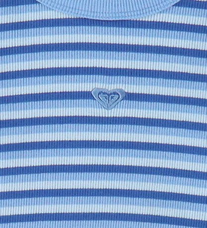 Roxy Bluse - Cropped - Rib - Hey Yeah Yeah - Dazzling Blue Party Roxy Bluse - Cropped - Rib - Hey Yeah Yeah - Dazzling Blue Party