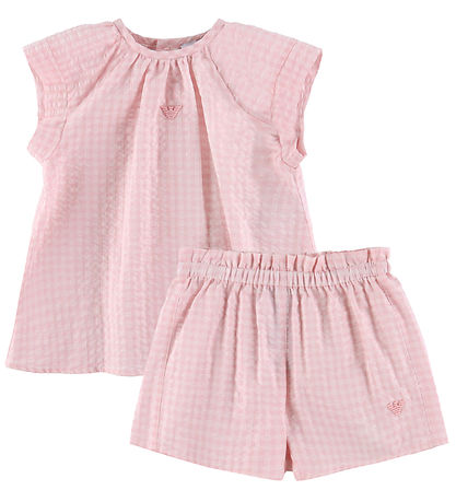 Emporio Armani Sommersæt - Pink Vichy Emporio Armani Sommersæt - Pink Vichy