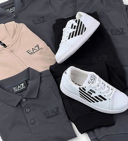 EA7 Sko - Triple White/Sort