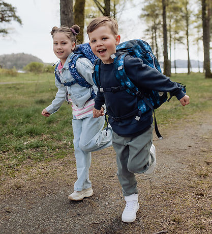 Beckmann Skoletaske - Classic Maxi - Tech Rex - Sort