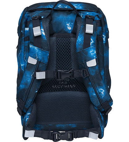 Beckmann Skoletaske - Classic - Tech Rex - Sort