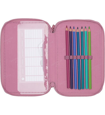 Beckmann Penalhus m. Indhold - Pink