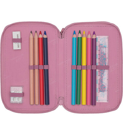 Beckmann Penalhus m. Indhold - Pink
