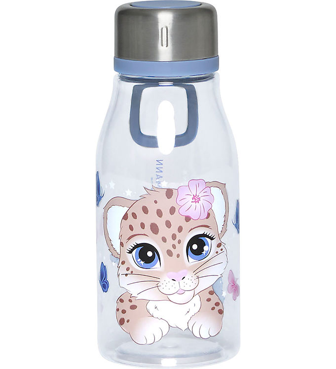 Beckmann Drikkedunk - 400 ml - Cheetah - Mørkeblå