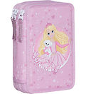 Beckmann Pencil Case w. Contents - Rosie - Pink