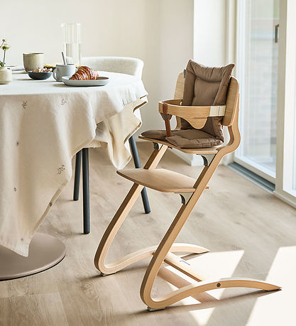 Leander Classic Bøjle til Højstol - Eg Natur m. læderstrop