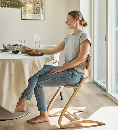 Leander Louie Højstol - Uden Bøjle - Eg Natur Leander Louie Højstol - Uden Bøjle - Eg Natur