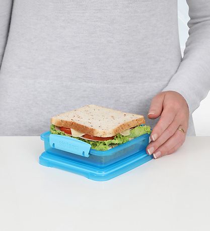 Sistema Madkasse - Sandwich Box - 450ml - Blå