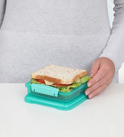 Sistema Madkasse - Sandwich Box - 450ml - Turkis