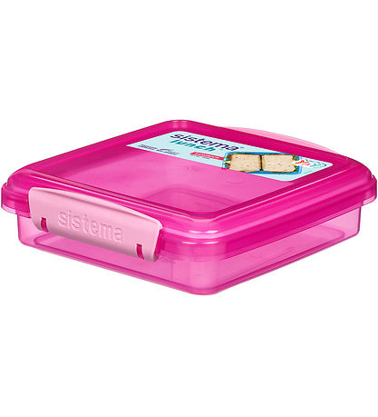 Sistema Madkasse - Sandwich Box - 450ml - Pink Sistema Madkasse - Sandwich Box - 450ml - Pink