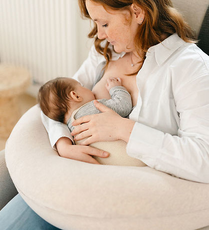 Doomoo Graviditets-/Ammepude - 180 cm - Melerad Sand