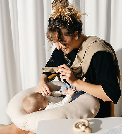 Doomoo Amningspude - 150 cm - Melerad Sand