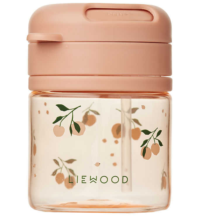 Liewood Kop m. Sugerør - Pavia - 280 ml - Peach/Sea Shell