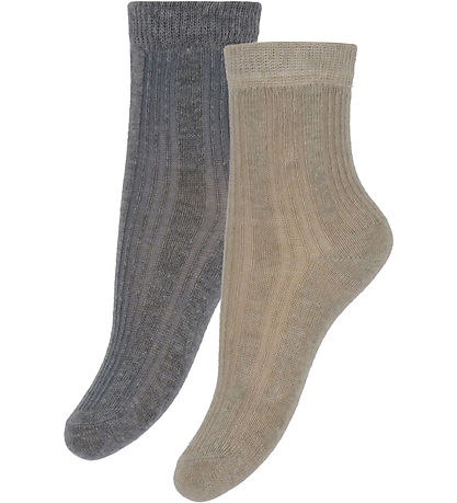 Minymo Strømper - 5-pak - Winter Sky m. Rib Minymo Strømper - 5-pak - Winter Sky m. Rib