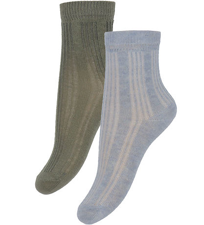 Minymo Strømper - 5-pak - Winter Sky m. Rib Minymo Strømper - 5-pak - Winter Sky m. Rib