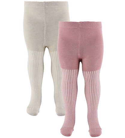 Minymo Strømpebukser - 2-pak - Ash Rose m. Glimmer Minymo Strømpebukser - 2-pak - Ash Rose m. Glimmer