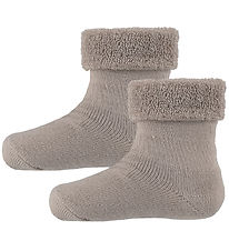 Minymo Strømper - 2-Pak - Terry - Light Taupe Minymo Strømper - 2-Pak - Terry - Light Taupe