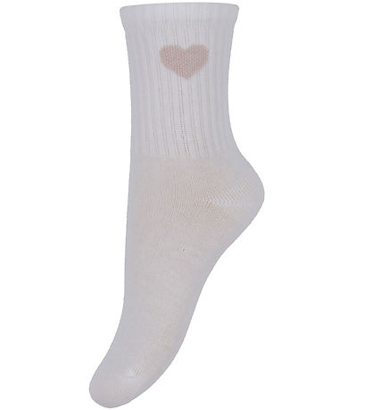 Minymo Strømper - 2-pak - Shell m. Hjerte