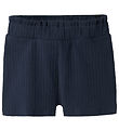 Name It Shorts - Rib - Noos - NmfSurajali - Dark Sapphire