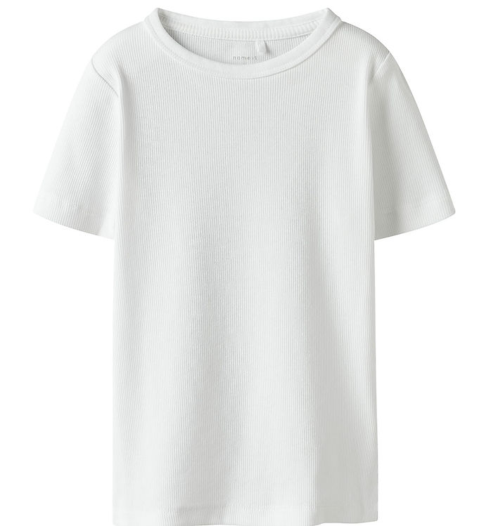 Name It T-shirt - Rib - Noos - NkfNakal - Bright White