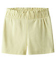 Name It Shorts - Rib - Noos - NmfSurajali - Pastel Yellow