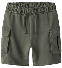 Name It Sweatshorts - Cargo - Noos - NkmOllie - Dusty Olive Name It Sweatshorts - Cargo - Noos - NkmOllie - Dusty Olive