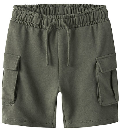 Name It Sweat Shorts - Cargo - Noos - NkmOllie - Dusty Olive