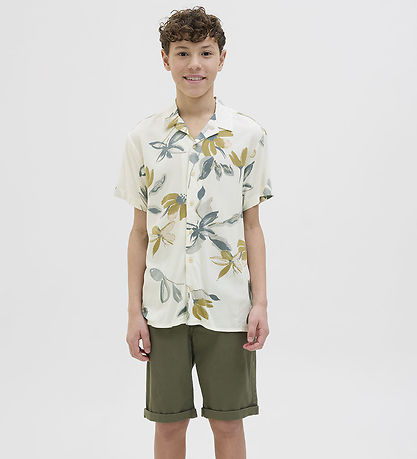 Jack & Jones Skjorte - Viskose - JorLuke - Cloud Dancer