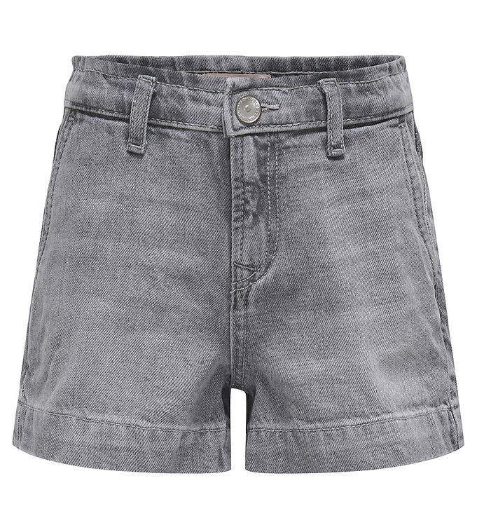 Kids Only Shorts - Wide - Noos - KogComet - Medium Grey Denim
